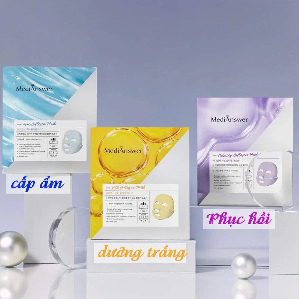 Mỗi lần đắp là mỗi lần đã Mặt Nạ Thạch Collagen Medianswer