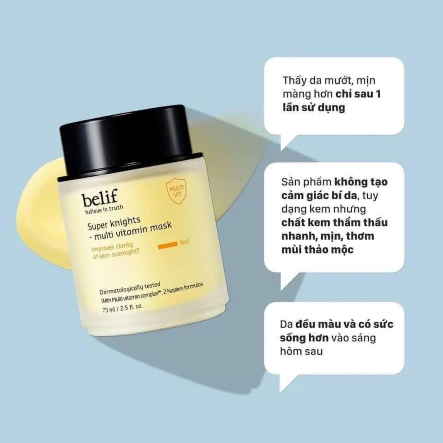 Mặt Nạ Ngủ Dưỡng Sáng Da Belif Super Knight Multi Vitamin Mask