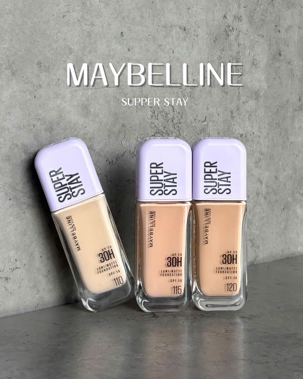 Kem Nền  Maybelline Super Stay Up To 30H Lumi Matte Foundation