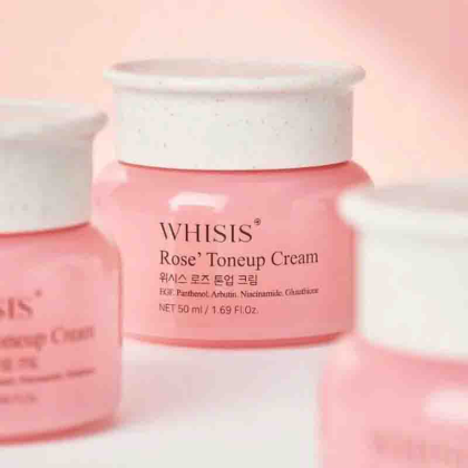 Kem dưỡng trắng face Whisis Rose Toneup Cream 50ml