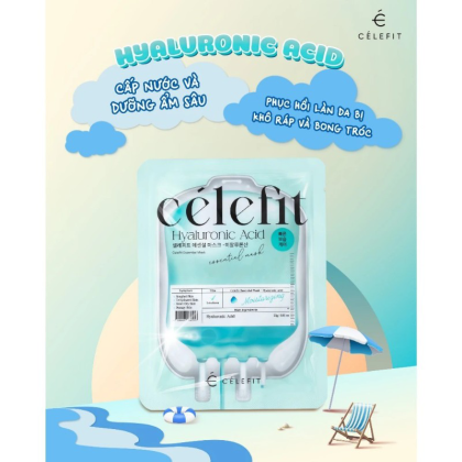 Mặt Nạ Celefit Essential Mask Hyaluronic Acid Cấp Ẩm, Căng Bóng Da