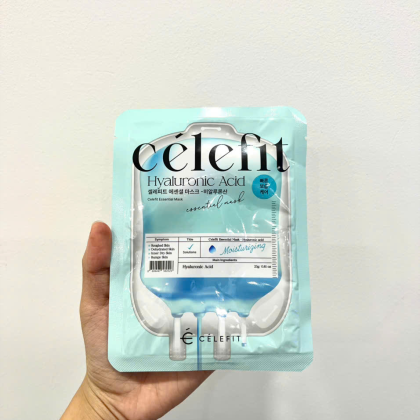 Mặt Nạ Celefit Essential Mask Hyaluronic Acid Cấp Ẩm, Căng Bóng Da