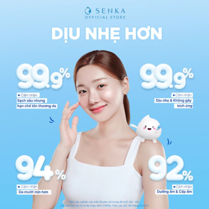 Sữa rửa mặt SENKA Perfect Whip 120g Màu xanh