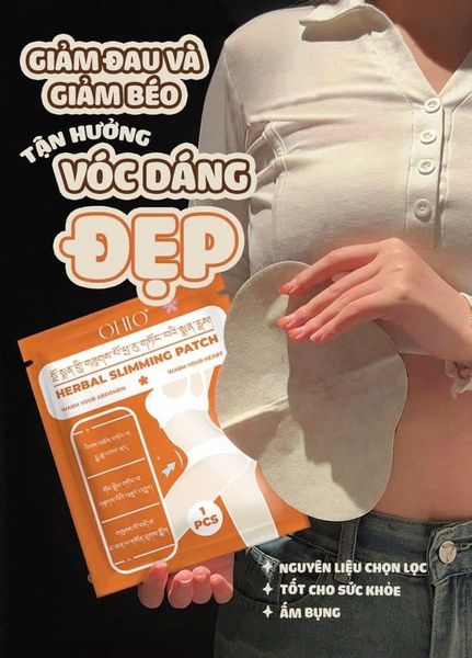 Miếng Dán Tan Mỡ Đông Y Tây Tạng Ohio Slimming Patch