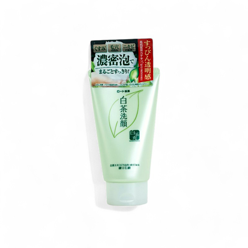 Sữa Rửa Mặt Trà Xanh Nhật Bản Rohto Shirochasou Green Tea Foam - Sạch mụn, sáng da