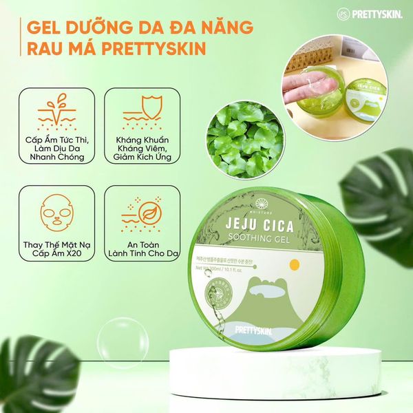 Gel Dưỡng Da Đa Năng nhiều công dụng Prettyskin Chiết Xuất Bơ Avocado Soothing Gel 300ml