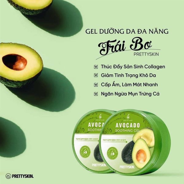 Gel Dưỡng Đa Năng Chiết Xuất Trái Bơ Prettyskin