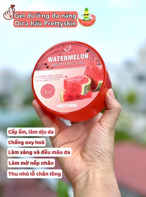 Gel dưỡng dưa hấu Pretty Skin Watermelon Soothing Gel