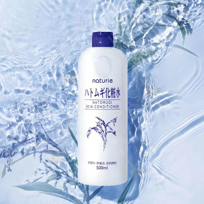 Nước Hoa Hồng Naturie Hatomugi Skin Conditioner 500ml Hạt Ý Dĩ