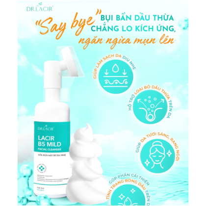 Lacir B5 Mild Facial Cleanser Sữa Rửa Mặt Dịu Nhẹ Dr Lacir