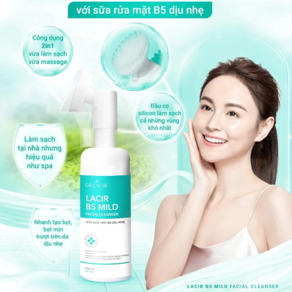 Lacir B5 Mild Facial Cleanser Sữa Rửa Mặt Dịu Nhẹ Dr Lacir