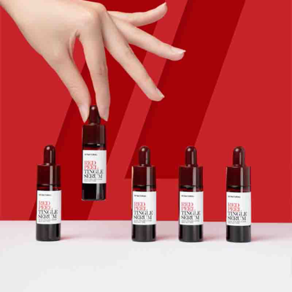 Tinh chất tẩy tế bào chết Red Peel Tingle Serum Mini 11ml cho làn da mềm mại rạng rỡ