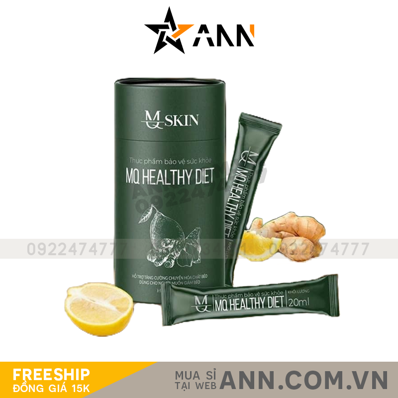 Thạch Giảm Cân Chanh Gừng MQ Skin Healthy Diet