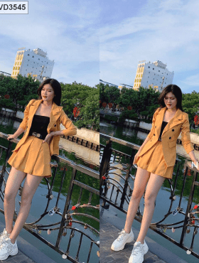 Sài Gòn sỉ set vest kèm áo ống chân váy