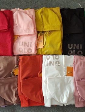 Áo khoác nữ đính hạt logo Unilo