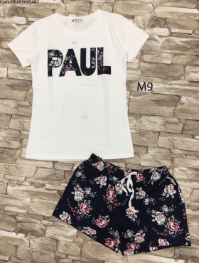 Đồ bộ quần ngắn chữ Paul
