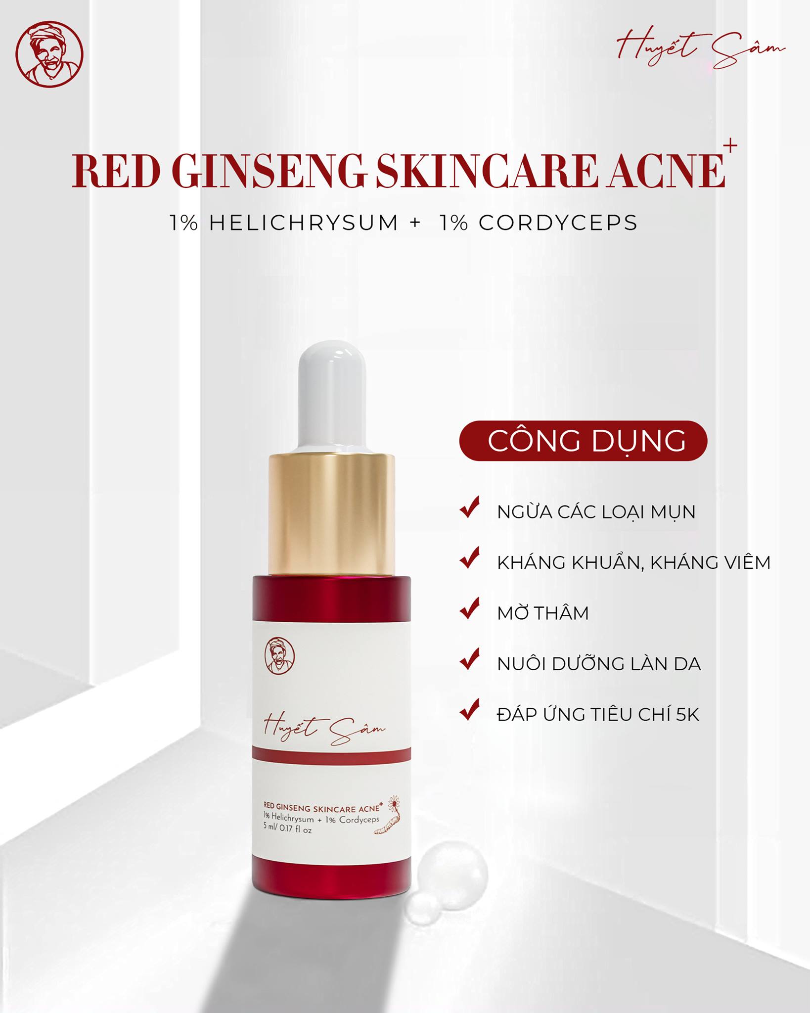 Red giseng skincare acne BÀ LÃO - kỷ nguyên mới cho làn da việt