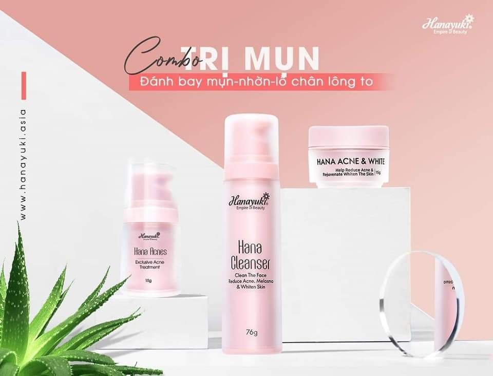 Combo trị mụn siêu đỉnh nhà Hanayuki