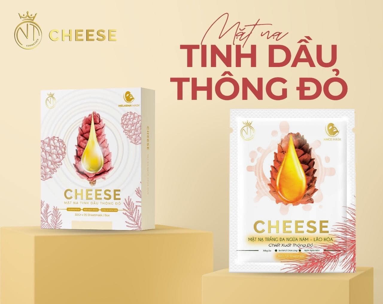 Mask tinh dầu thông đỏ của Cheese sản phẩm cho chị em nghiện đắp mask hằng ngày