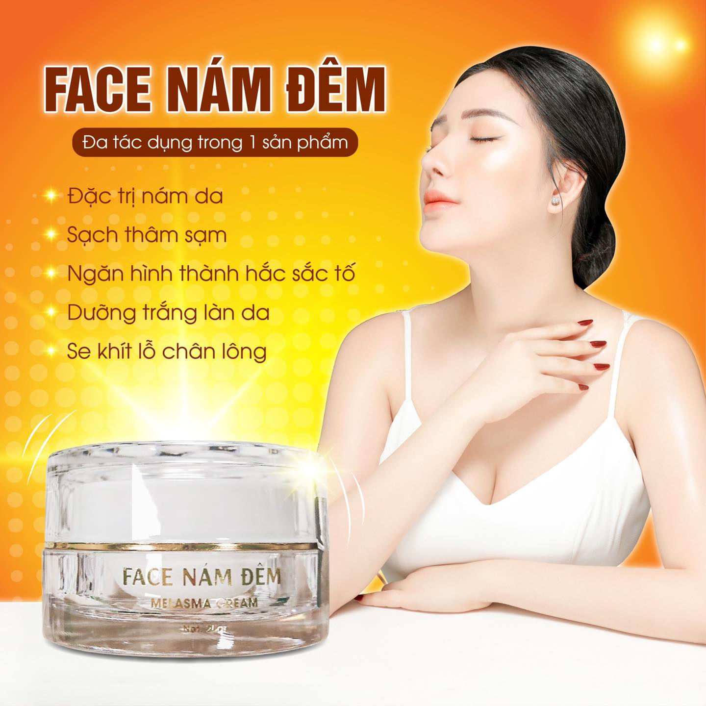 Nám Da Ư?- Đã Có Kem Face Nám Đêm N COLLAGEN!!!