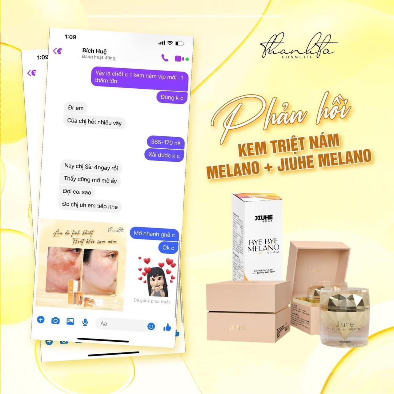 Kem Face Trị Nám Jiuhe Luxury Thanh Tô