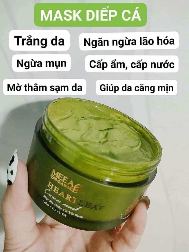 Sở Hữu Làn Da Căng Mịn Với Mặt Nạ Diếp Cá MEEA ORGANIC