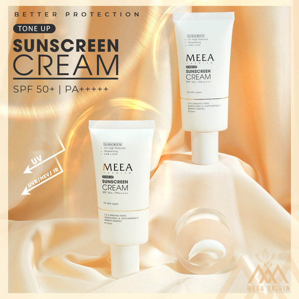 Mùa Hè Có Nắng Nhưng Da Văn Trắng Xinh Với Kem Chống Nắng MEEA Origin Sun Cream 50ML