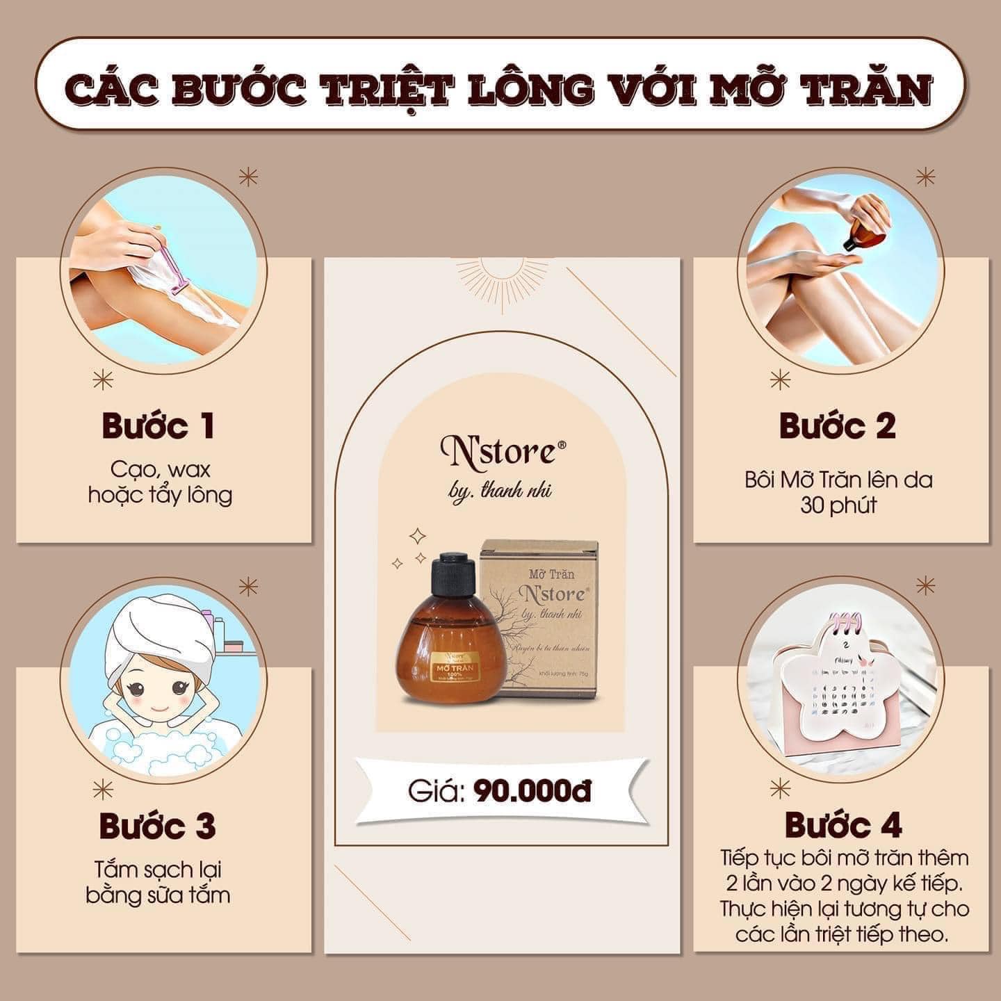 Mỡ Trăn Nguyên Chất N-Store Giúp Đánh Bay Nỗi Lo Lông Mọc Nhiều Khó Coi