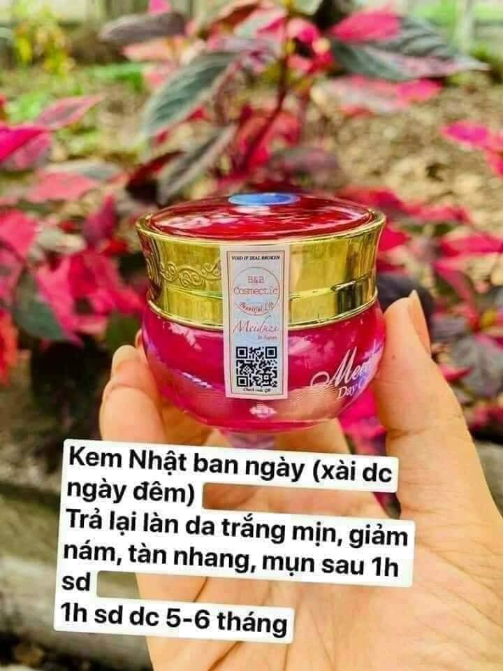 Combo Kem Dưỡng Da Meiduzi Nhật Bản-Nổi Sợ Hãi Của Tàn Nhang Và Nám Da