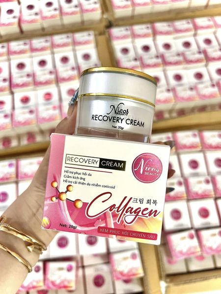 Kem Face Nicos Phục Hồi Chuyên Sâu Collagen-Phục Hồi Làn Da Trắng Sáng Trong Bạn