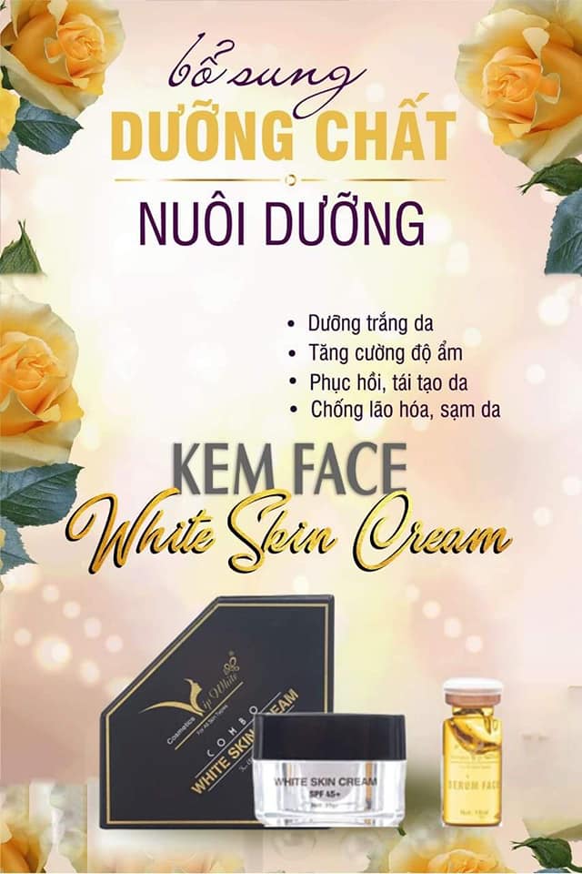 Kem Face Vip White Mang Làn Da Trắng Sáng Về Cho Bạn