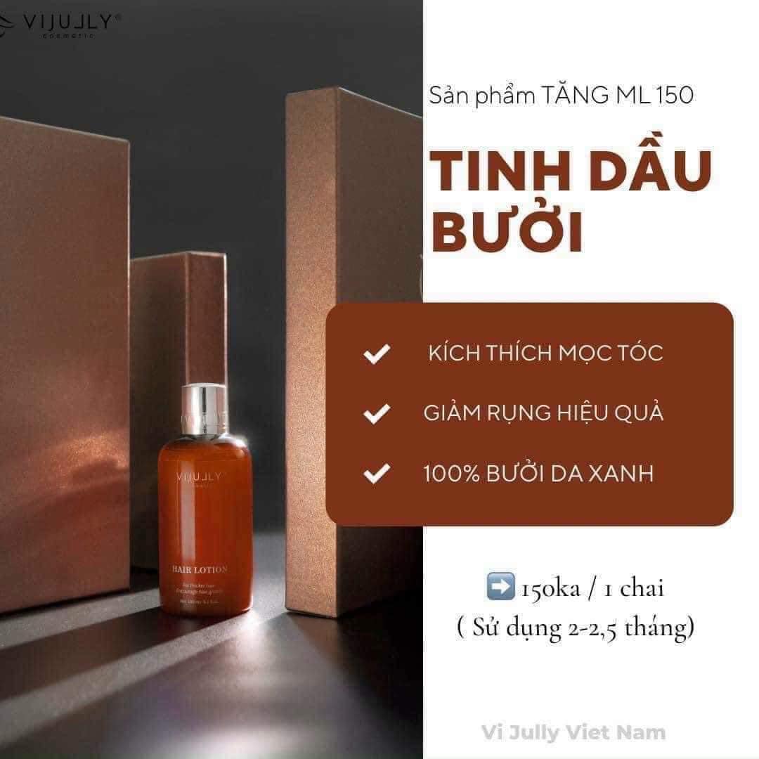 Tinh Dầu Bưởi Vijully Phiên bản mới kích thích mọc tóc giảm tóc gãy rụng