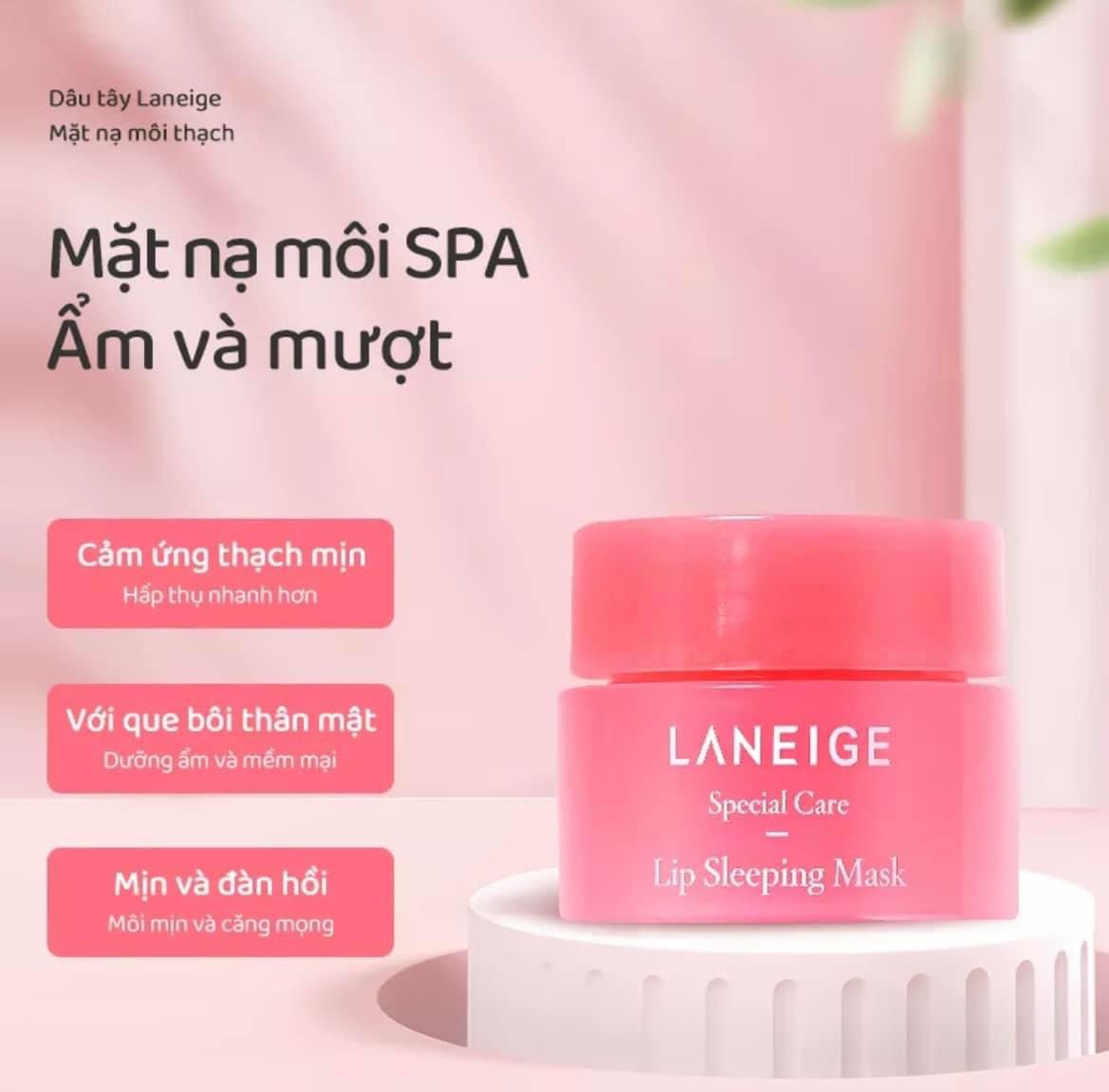 Mặt Nạ Ngủ Môi Laneige Mini 3g Hương Quả Mọng Dâu Tây