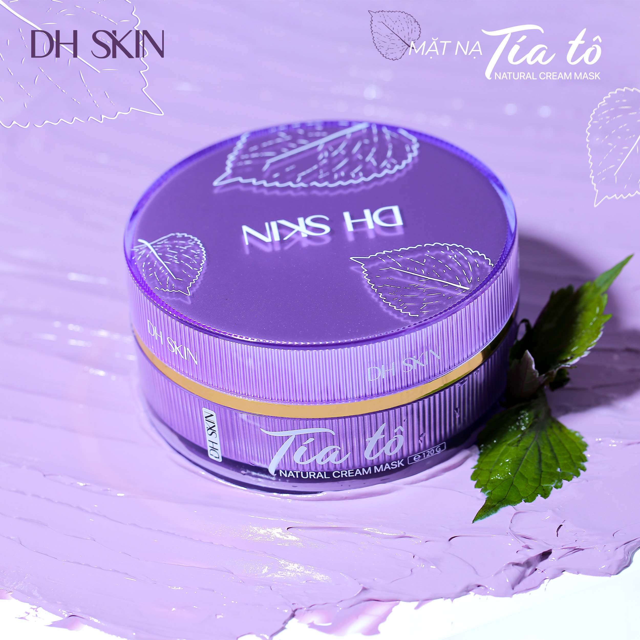 Mặt Nạ Tía Tô DH Skin Dành Cho Da Sạm Nám