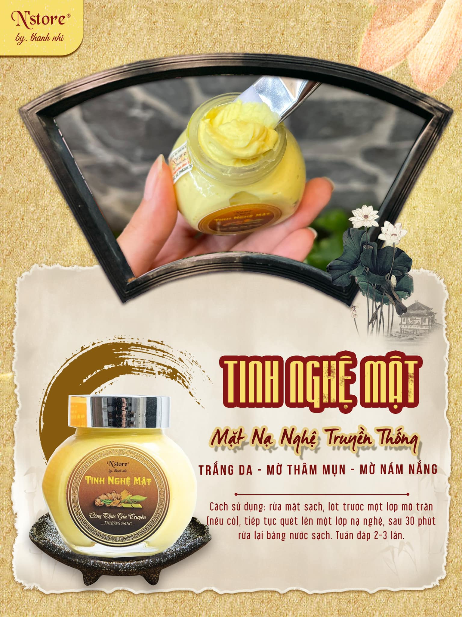 Tinh Nghệ Mật Ong N Store By Thanh Nhi Thành Phần Thiên Nhiên An Toàn Lành Tính