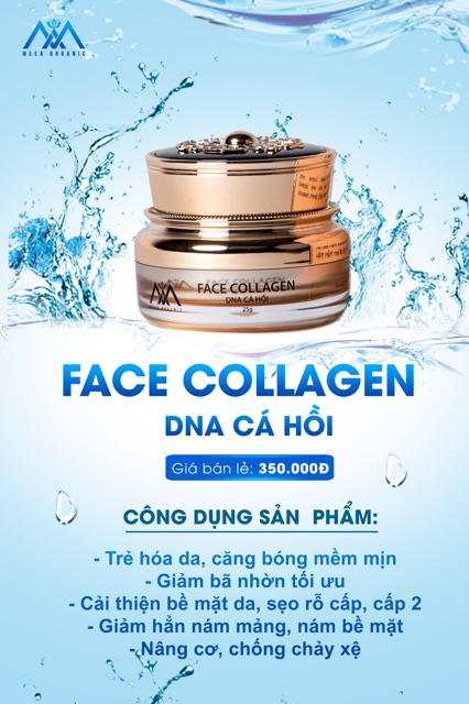 Kem face cá hồi Meea Organic phục hồi da cấp tốc