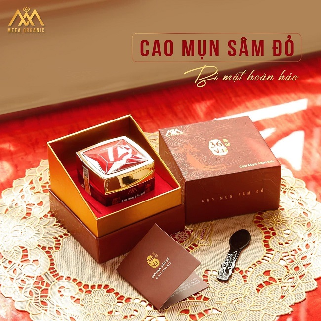 Hiệu quả chứng minh cùng thời gian cao mụn sâm đỏ 36 vị