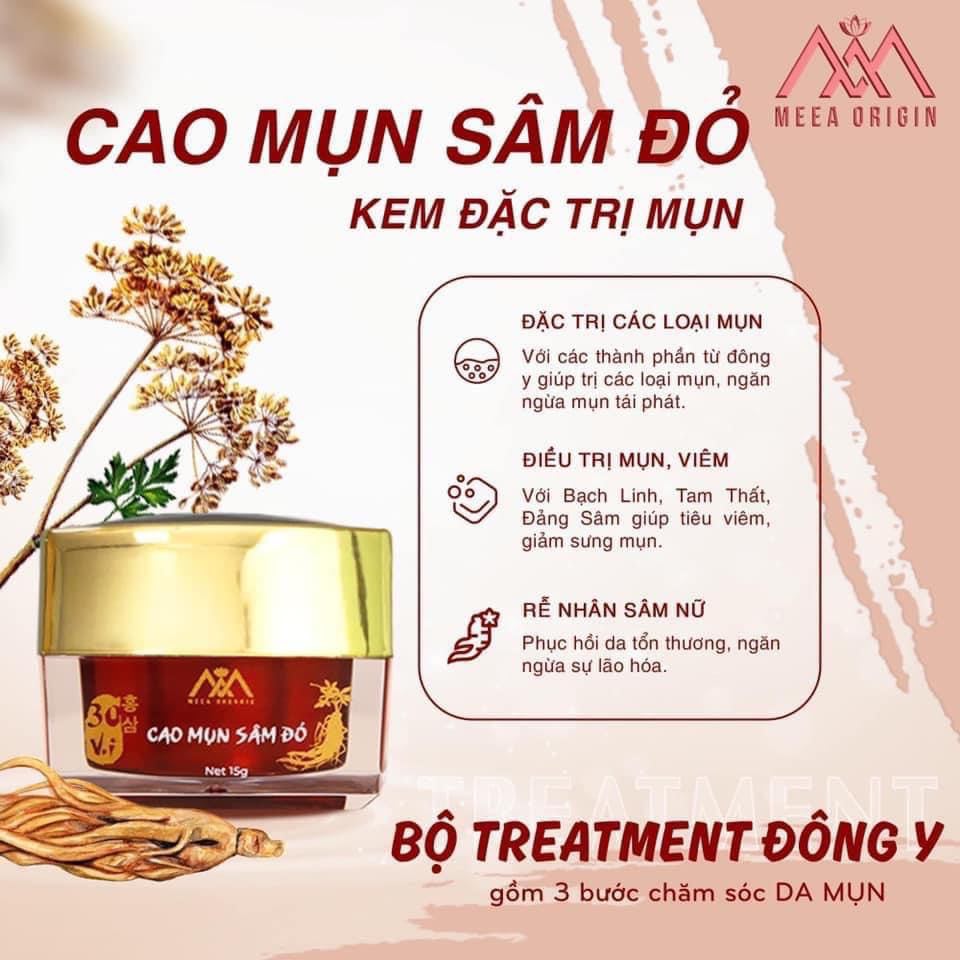 Cao mụn sâm đỏ lấy lại tự tin cho lan da mụn