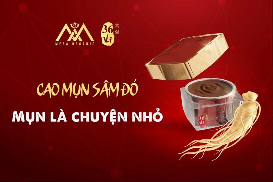 Cao mụn sâm đỏ giải pháp số 1 cho làn da mụn thâm