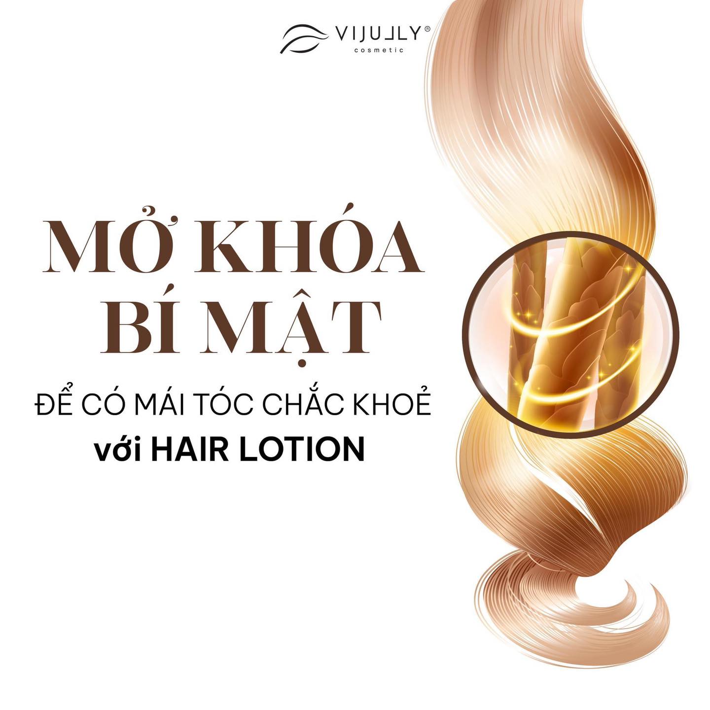 Mở khóa bí mật để có mái tóc chắc khỏe hơn với Hair Lotion ViJully