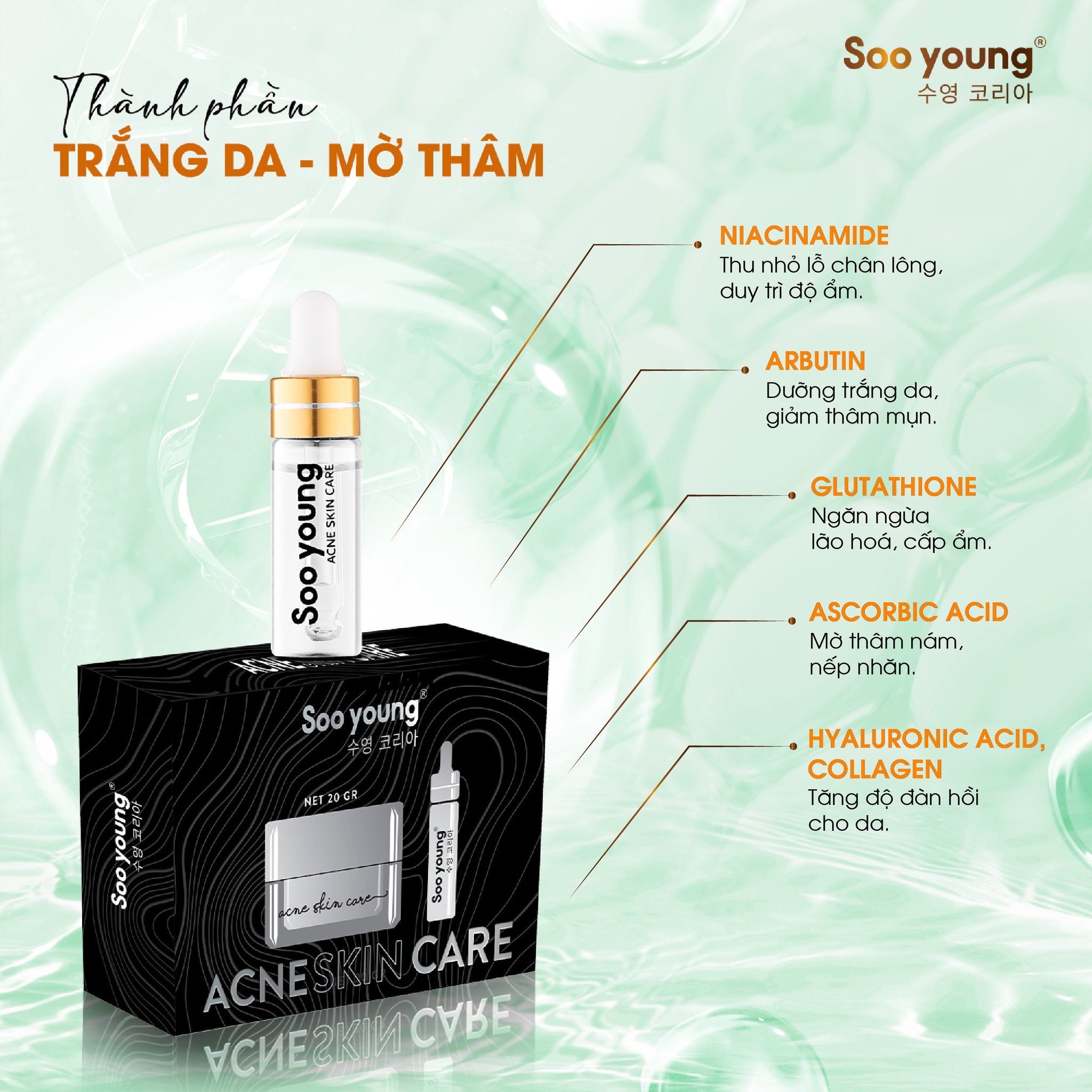 Combo Acne Skin Care tự tin trị dứt điểm mụn