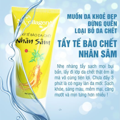 Quyết định tin dùng Tẩy Tế Bào Chết Nhân Sâm của NCollagen luôn đúng đắn.