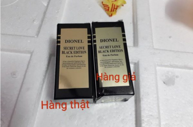 Phân biệt thật giả nước hoa Vùng Kín Dionel Secret Love 5ml