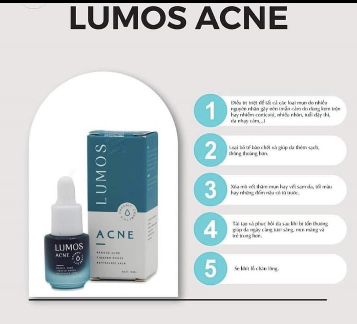 Vạch trần serum trị mụn Lumos Acne có tốt không