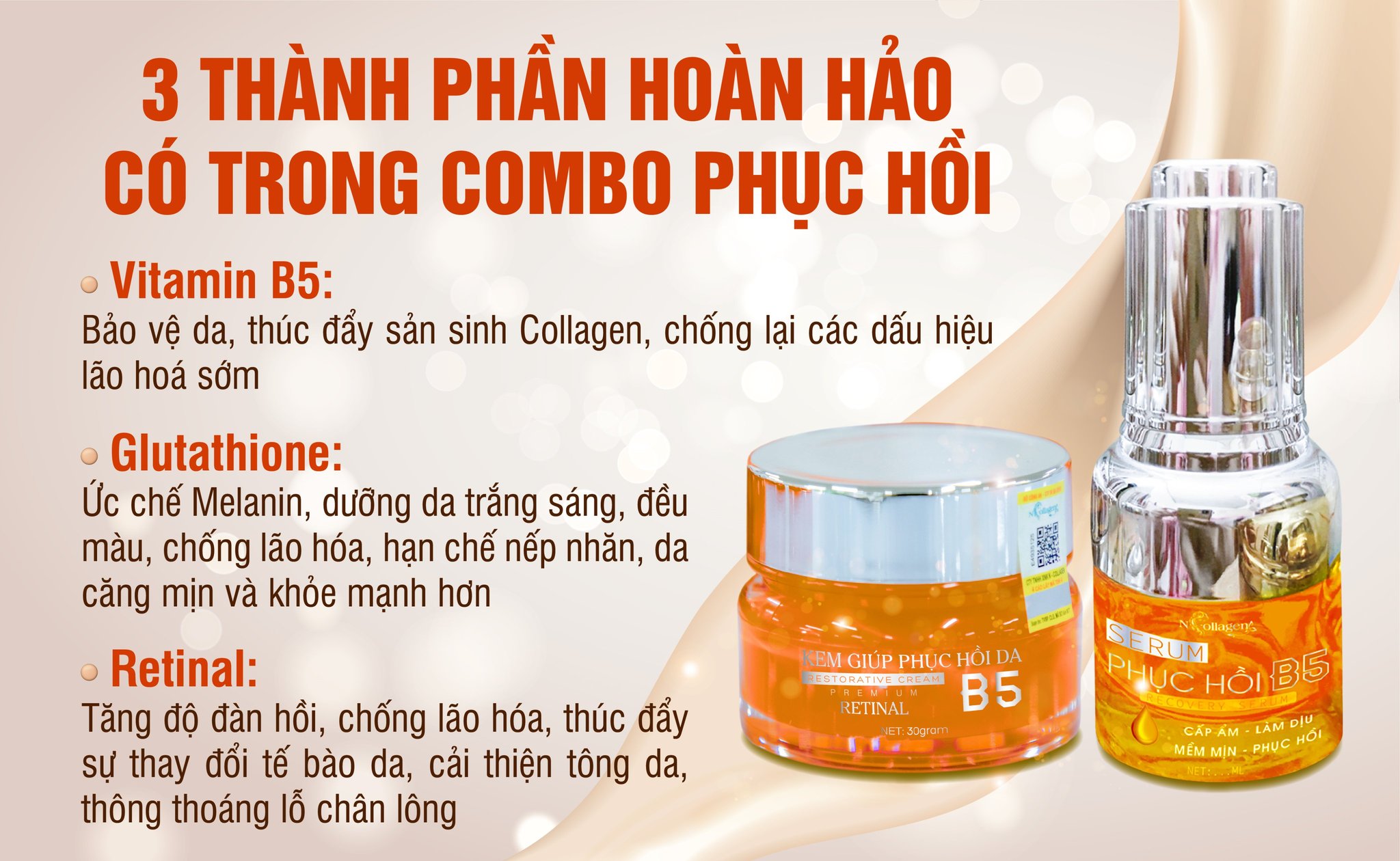 Combo phục hồi B5 Real Love cho làn da yếu đuối của nàng