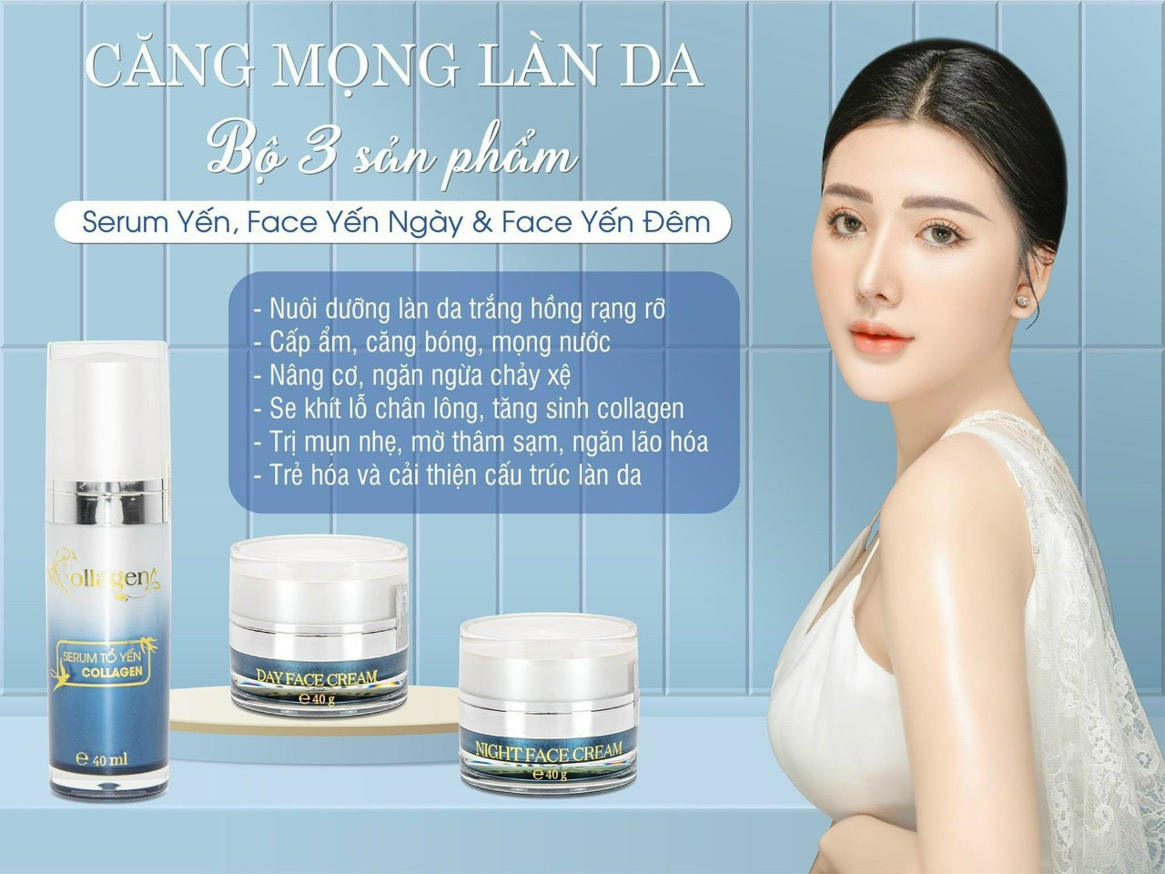 Combo Yến căng mọng làn da nhận quà thật đã