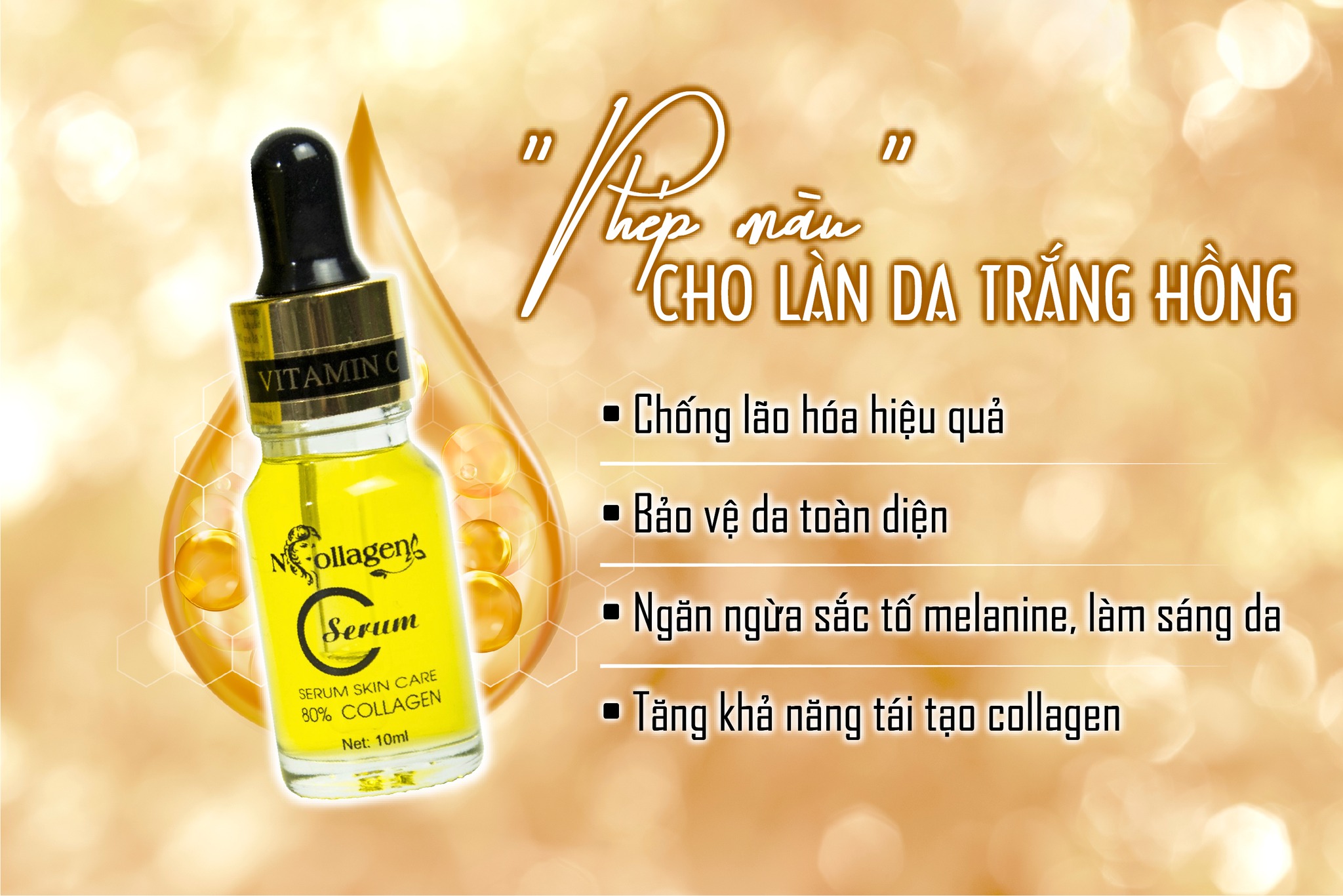 Serum Vitamin C độc chiêu chăm dưỡng vạn làn da khô