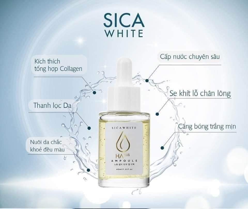 Serum HA Ampoule White cứu tinh cho các nàng trị mụn