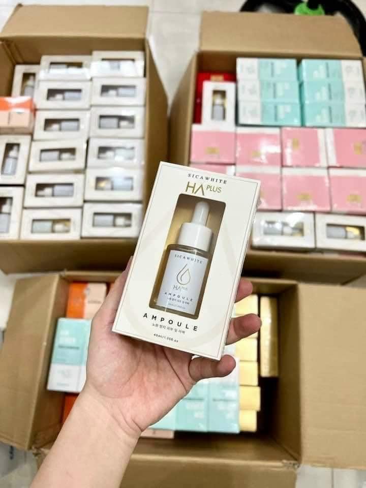 Serum HA Ampoule White cứu tinh cho các nàng trị mụn