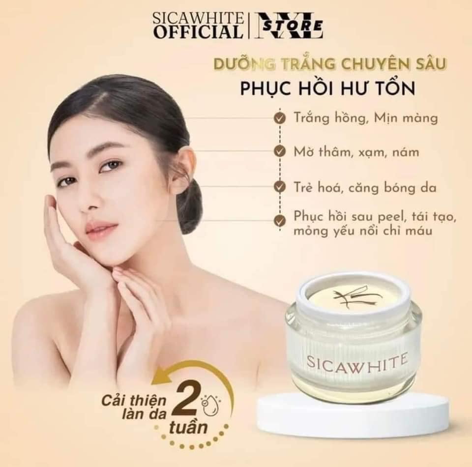 Kem Face SiCA White sự lự chọn hoàn hảo cho cô nàng bận bịu